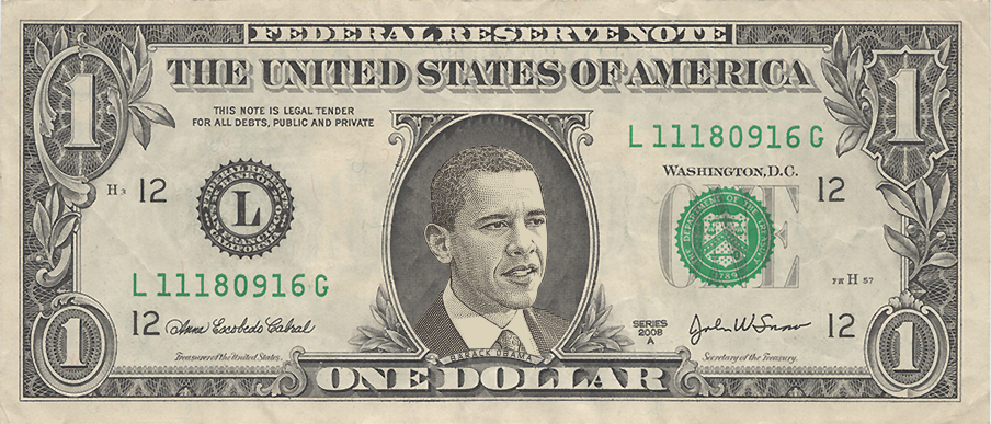 barack obama dollar bill
